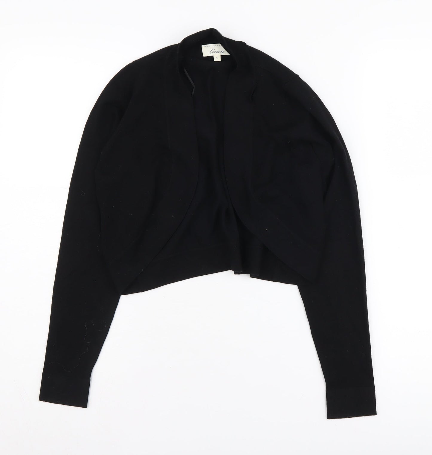 Womens UK Size L Linea Black Shrug Jumper