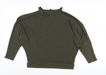 Womens UK Size 12 River Island Green Pullover Jumper