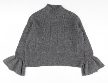 Womens UK Size M Marks and Spencer Grey Pullover Jumper