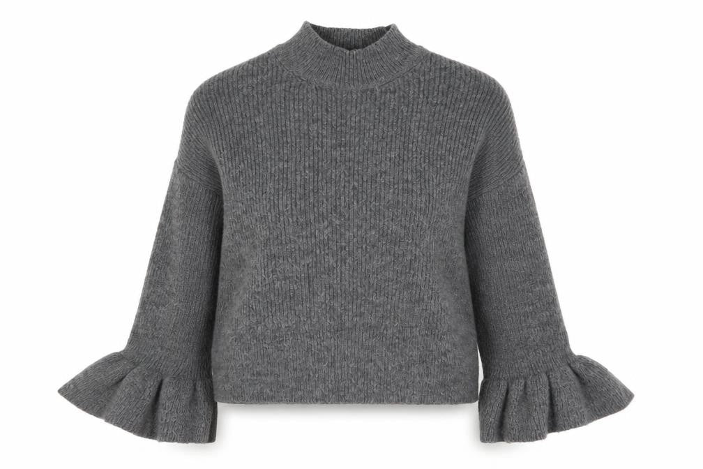 Womens UK Size M Marks and Spencer Grey Pullover Jumper
