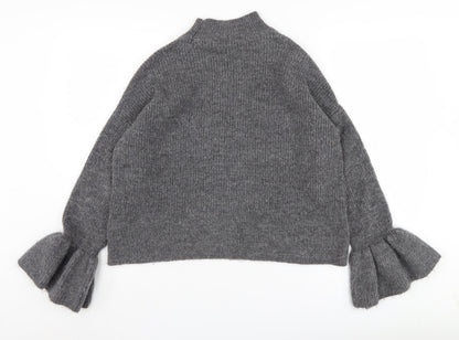 Womens UK Size M Marks and Spencer Grey Pullover Jumper