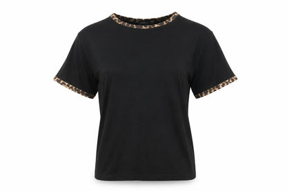 Womens UK Size 10 Boohoo Black Basic T-Shirt