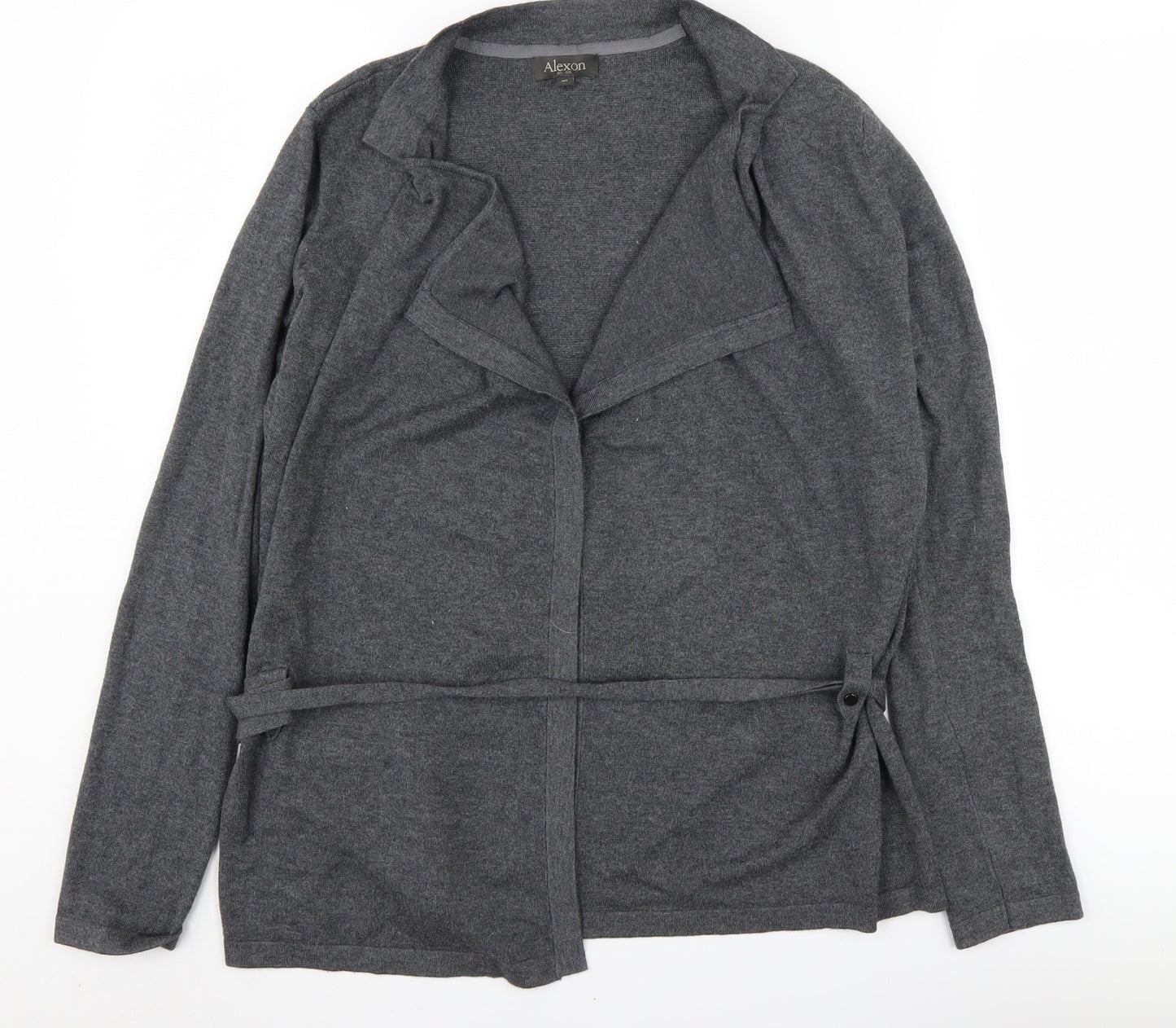 Womens UK Size M Alexon Grey Cardigan Jumper
