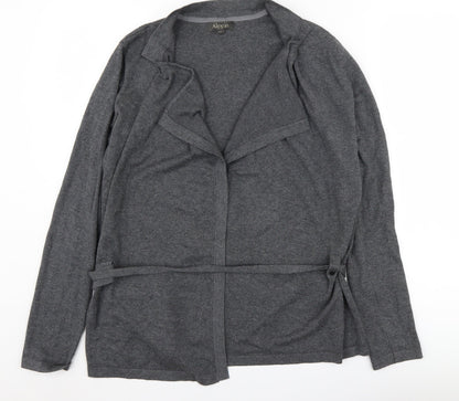 Womens UK Size M Alexon Grey Cardigan Jumper