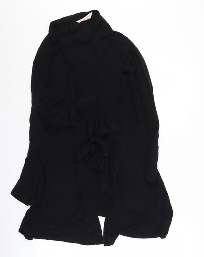Secret Possessions Women's Black 8-10 Wrap Cardigan