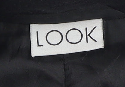 LOOK Women's Black Suit Jacket Size 14 - Business Wear