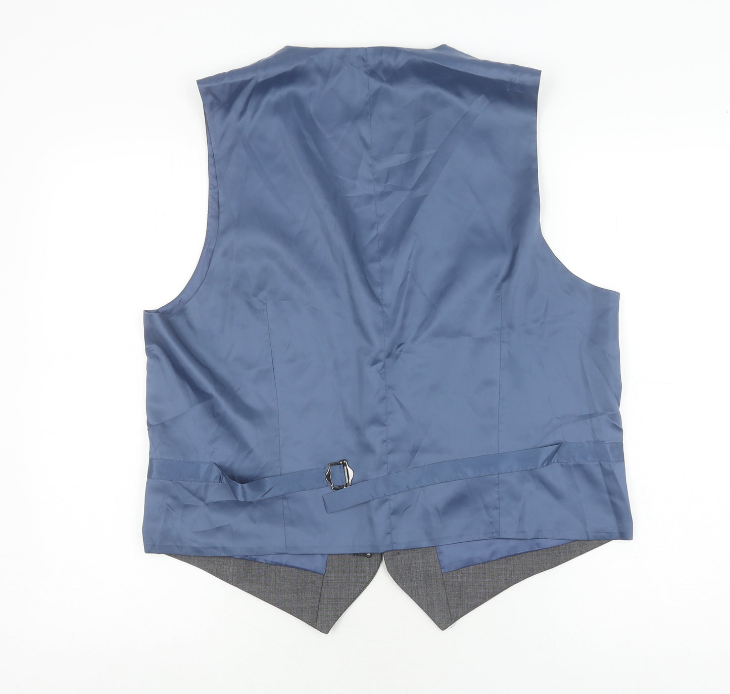 Mens UK Size L Marks and Spencer Regular Grey Suit Waistcoat