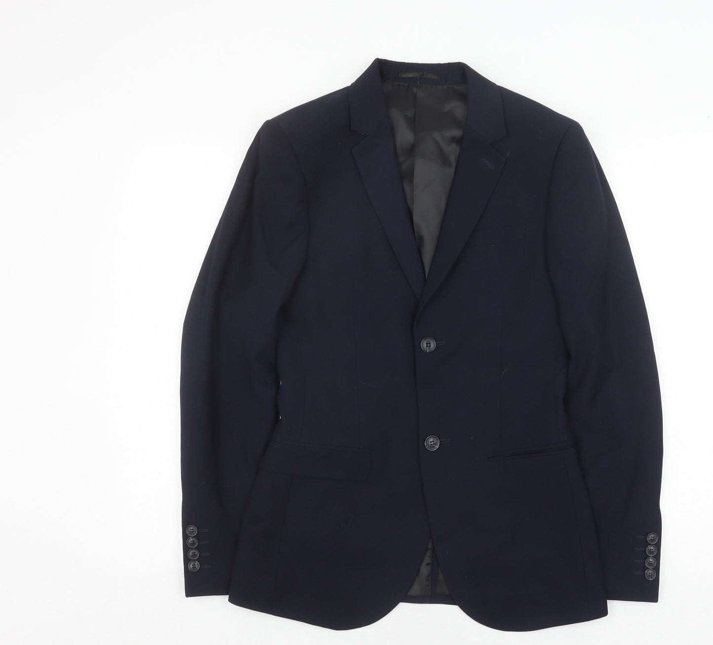 Mens UK Size 34 Topman Regular Blue Suit Jacket