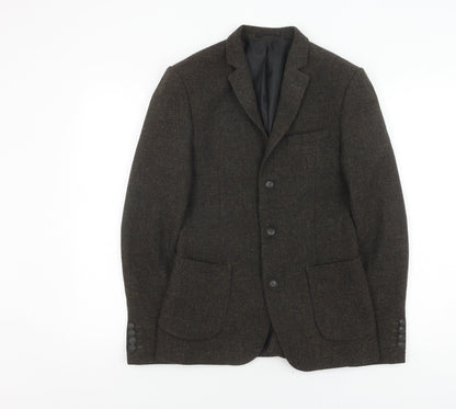 ASOS Men’s Brown Slim Fit Blazer, Size 34R