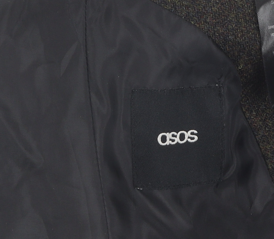 ASOS Men’s Brown Slim Fit Blazer, Size 34R