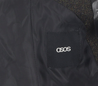 ASOS Men’s Brown Slim Fit Blazer, Size 34R