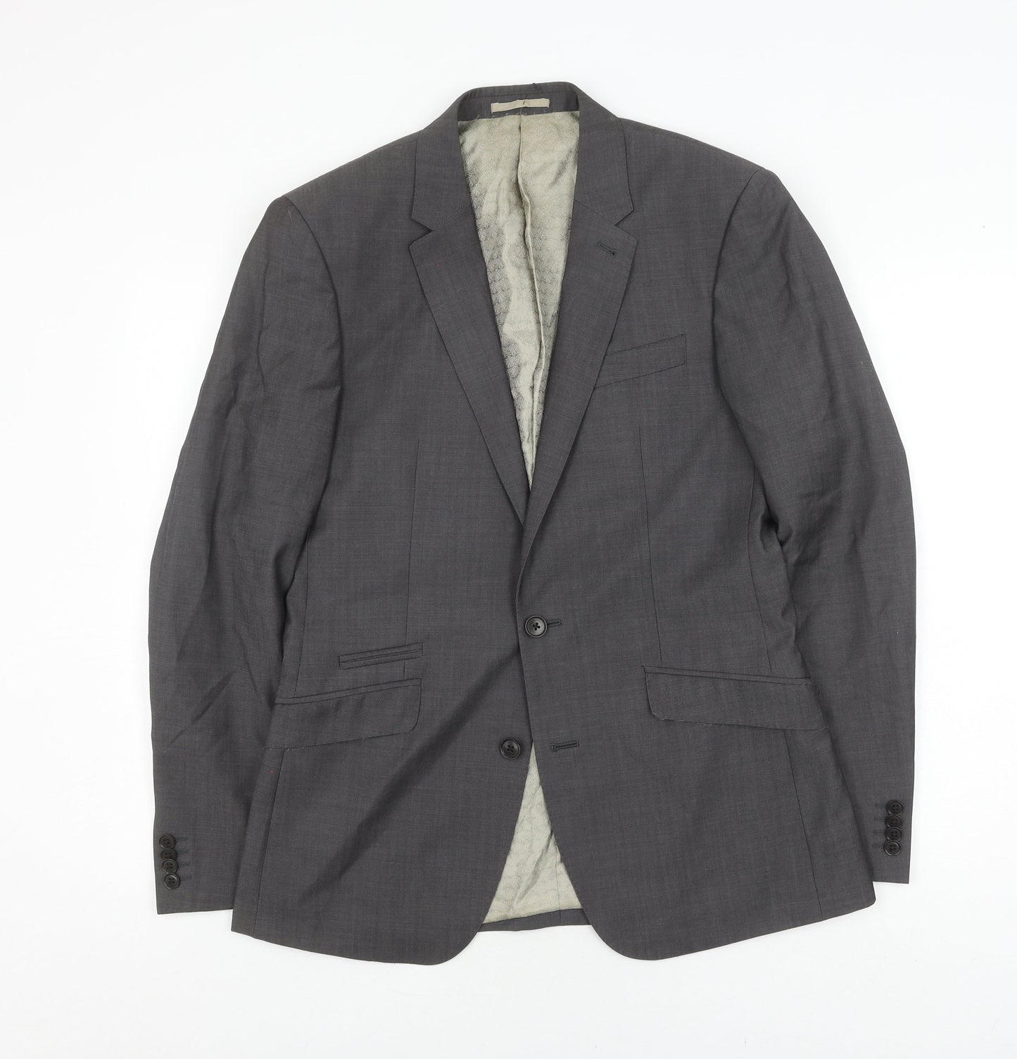 Mens UK Size 38 NEXT Regular Grey Suit Jacket