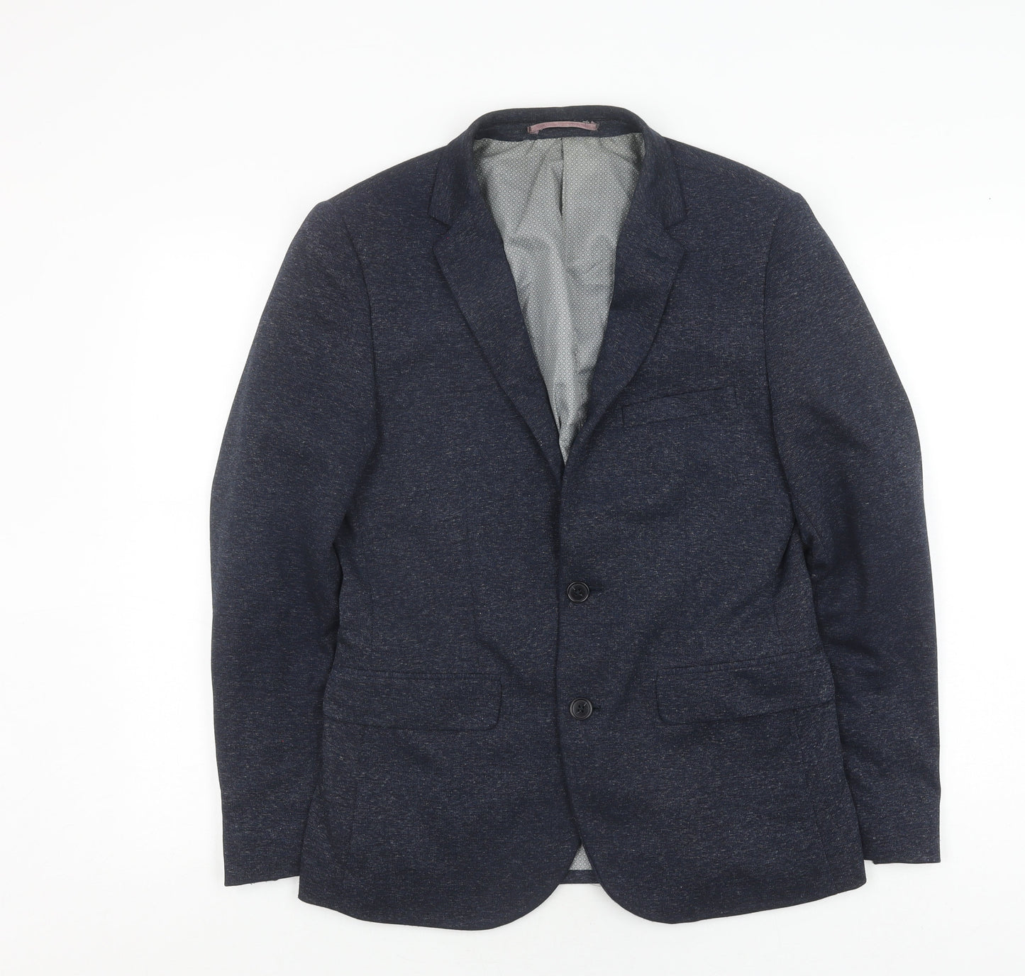 Mens UK Size S Burton Regular Blue Suit Jacket