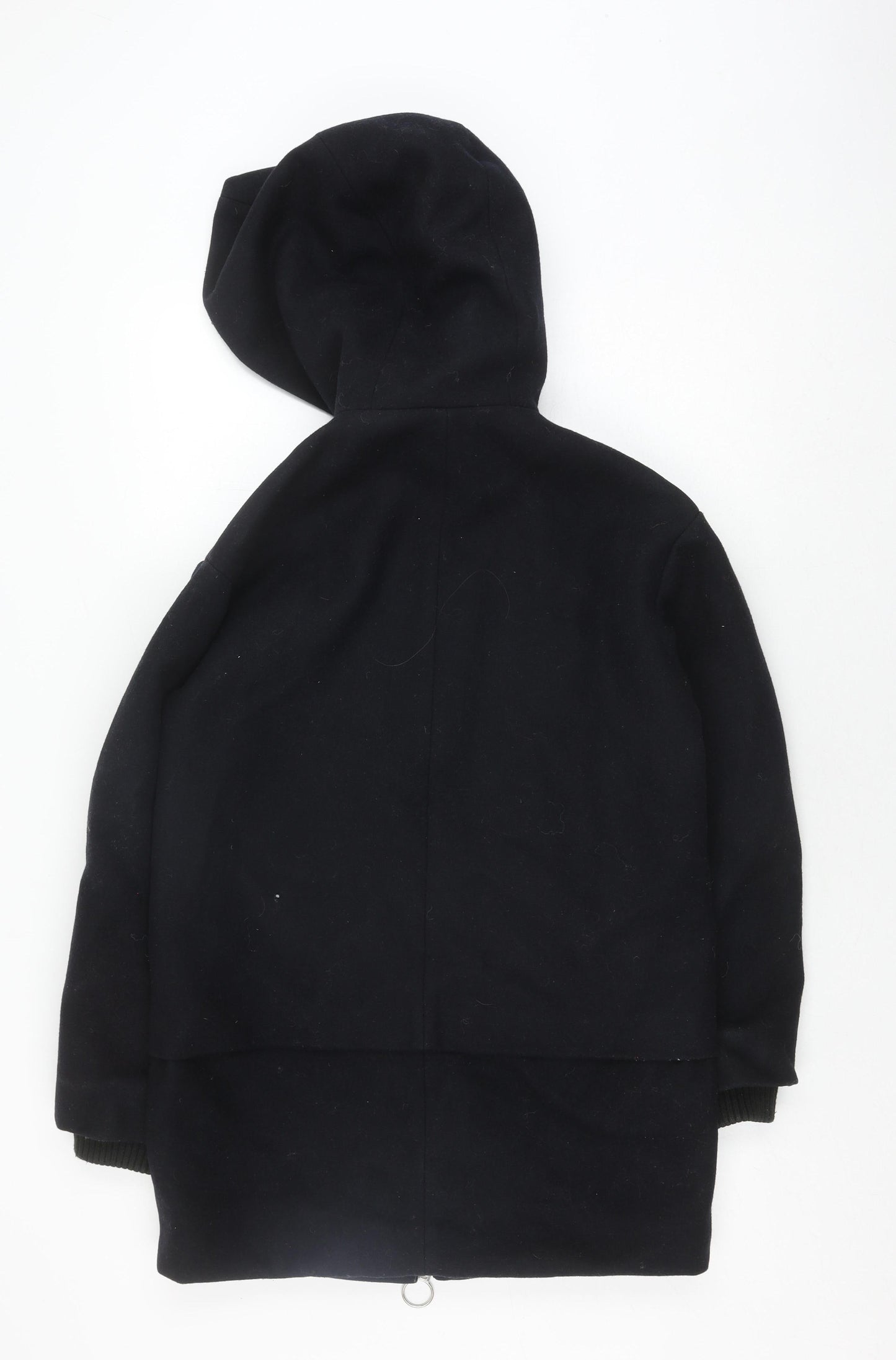 Womens UK Size 8 Topshop Black Hooded
