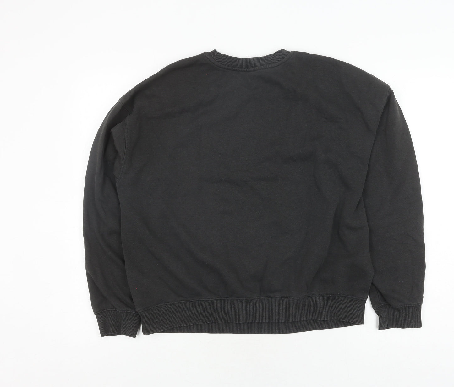 H&M Unisex Black Pullover Sweatshirt M