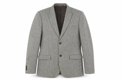 Mens UK Size 40 Topman Regular Grey Suit Jacket