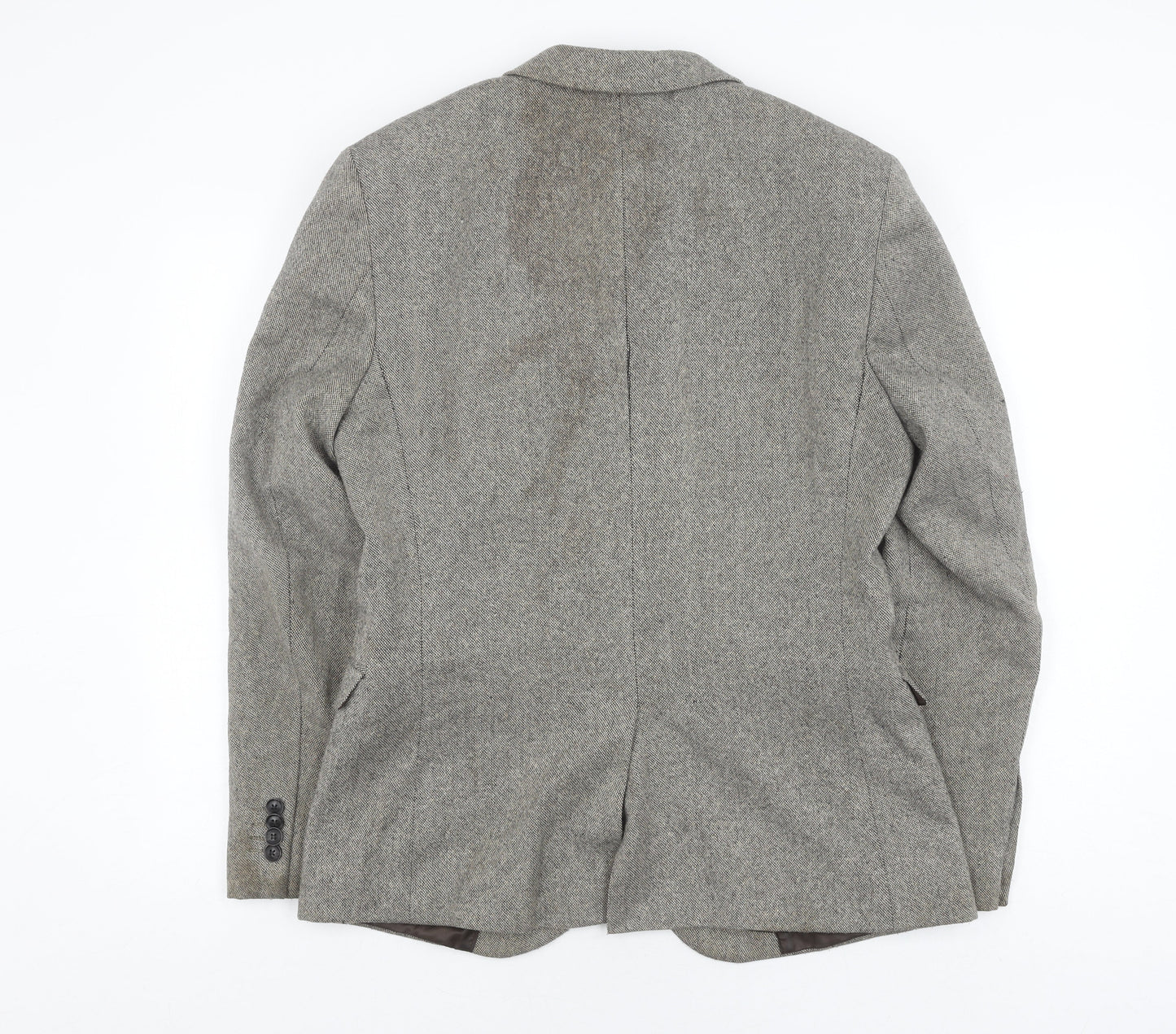 Mens UK Size 40 Topman Regular Grey Suit Jacket