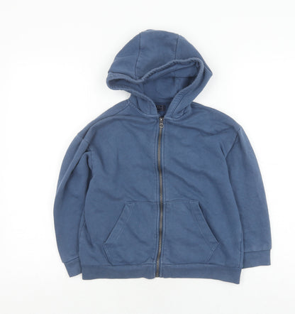 Next Boys Blue Full Zip Hoodie 9 Years - Cotton Blend