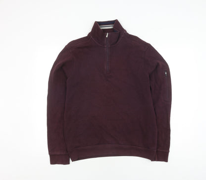 Mens UK Size M Marks and Spencer Purple Pullover Sweatshirt