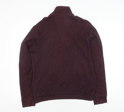 Mens UK Size M Marks and Spencer Purple Pullover Sweatshirt