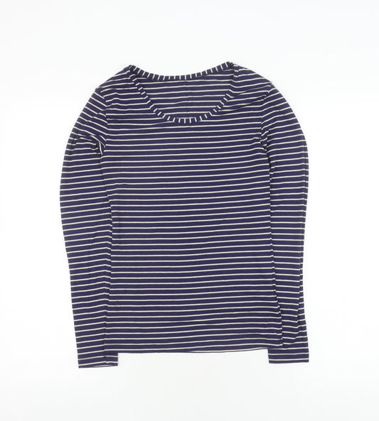 Womens UK Size XL Marks and Spencer Blue Jersey T-Shirt