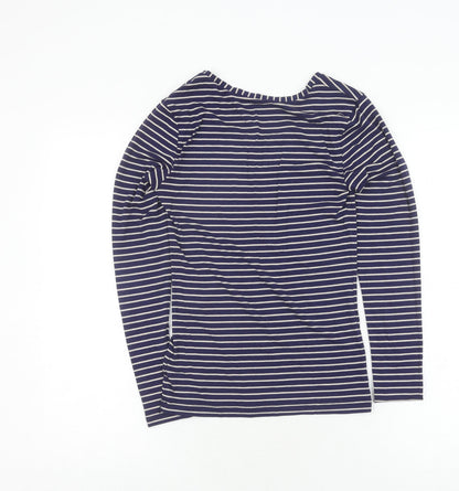 Womens UK Size XL Marks and Spencer Blue Jersey T-Shirt