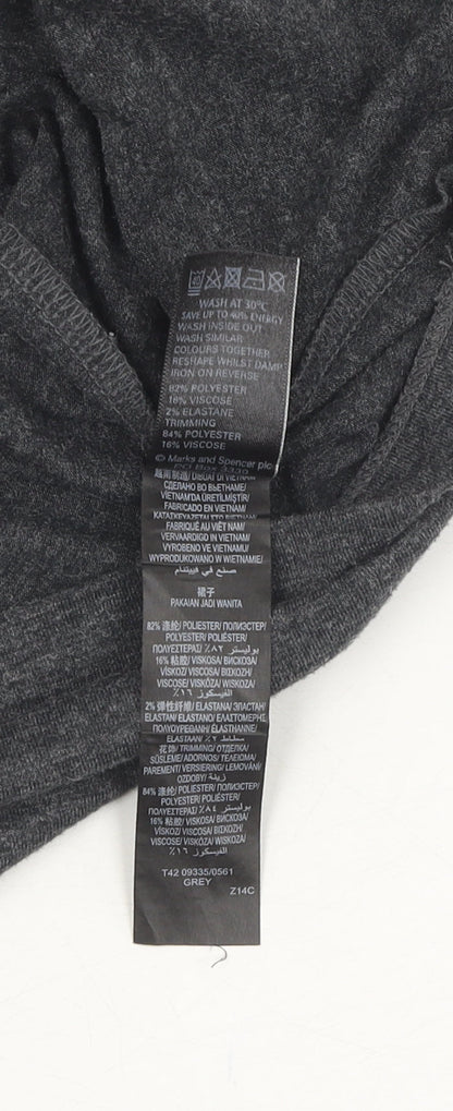 Marks and Spencer Grey Women's Dress Size 12