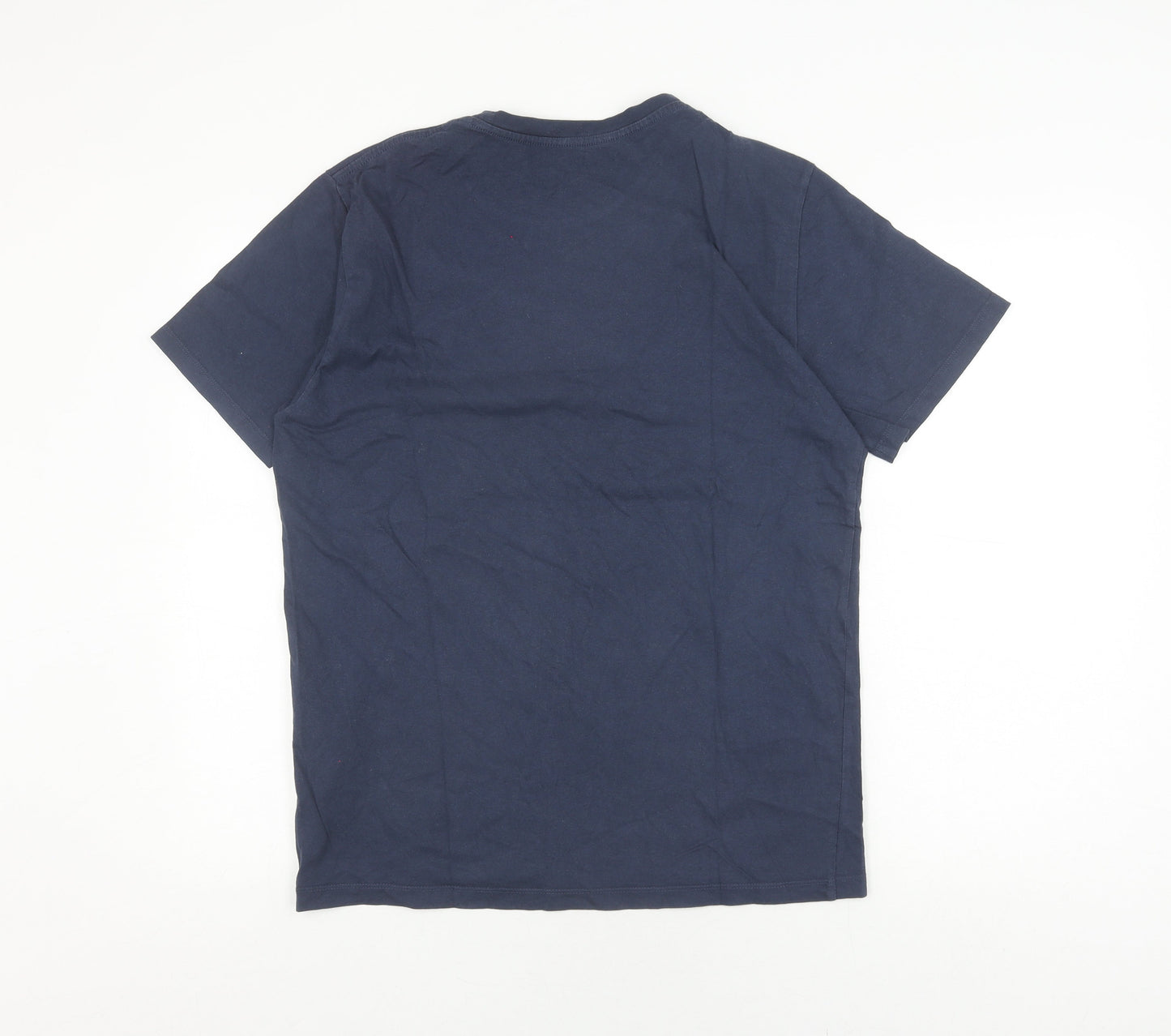 Levi's Men's Blue Logo T-Shirt, Size M, Crew Neck