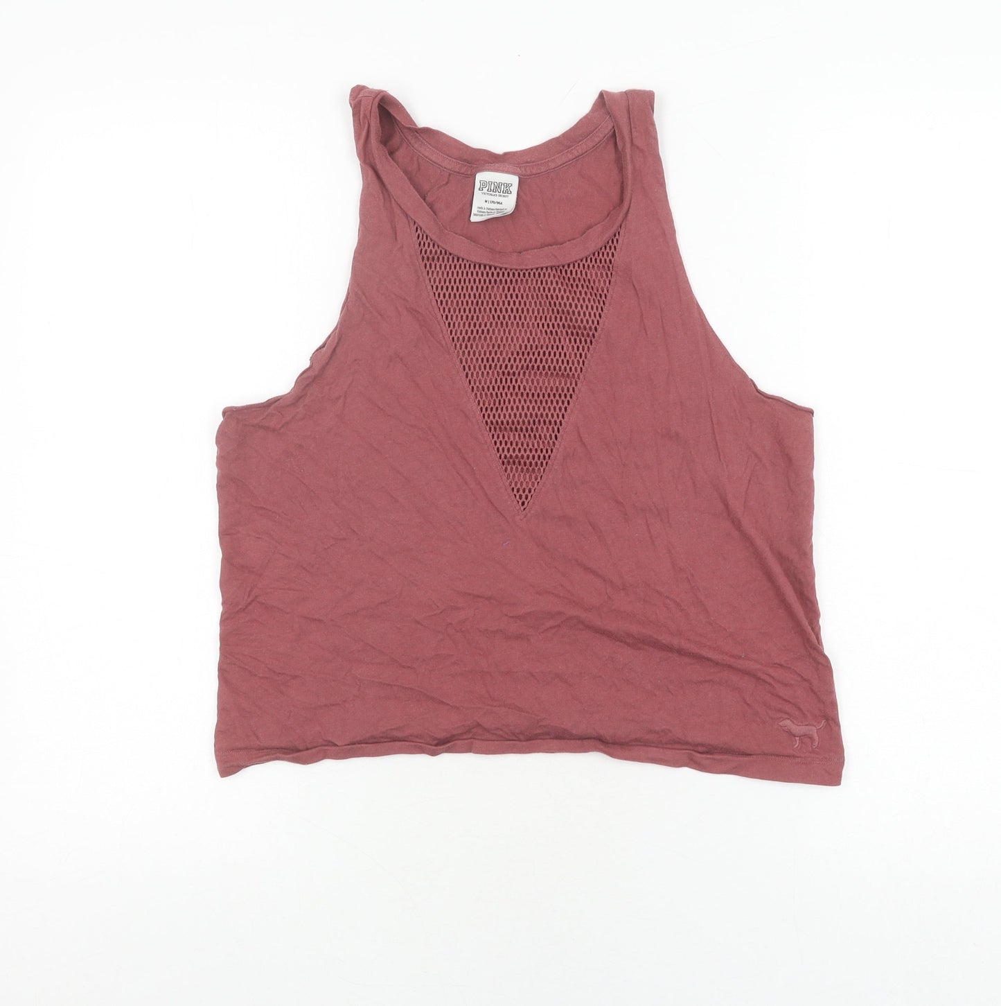 Victoria's Secret Pink Women's Pink Crop Tank Size M