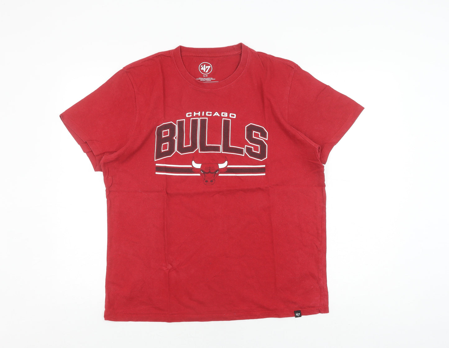 '47 Men's Red Chicago Bulls T-Shirt M Sz
