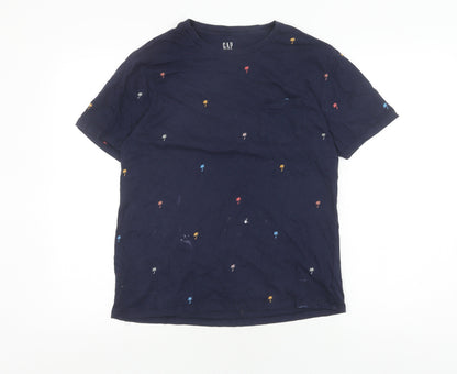 Mens UK Size M Gap Blue  T-Shirt