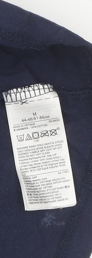 Mens UK Size M Gap Blue  T-Shirt