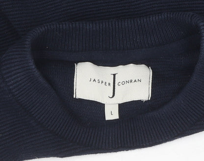 Jasper Conran Men's Blue L Pullover Jumper