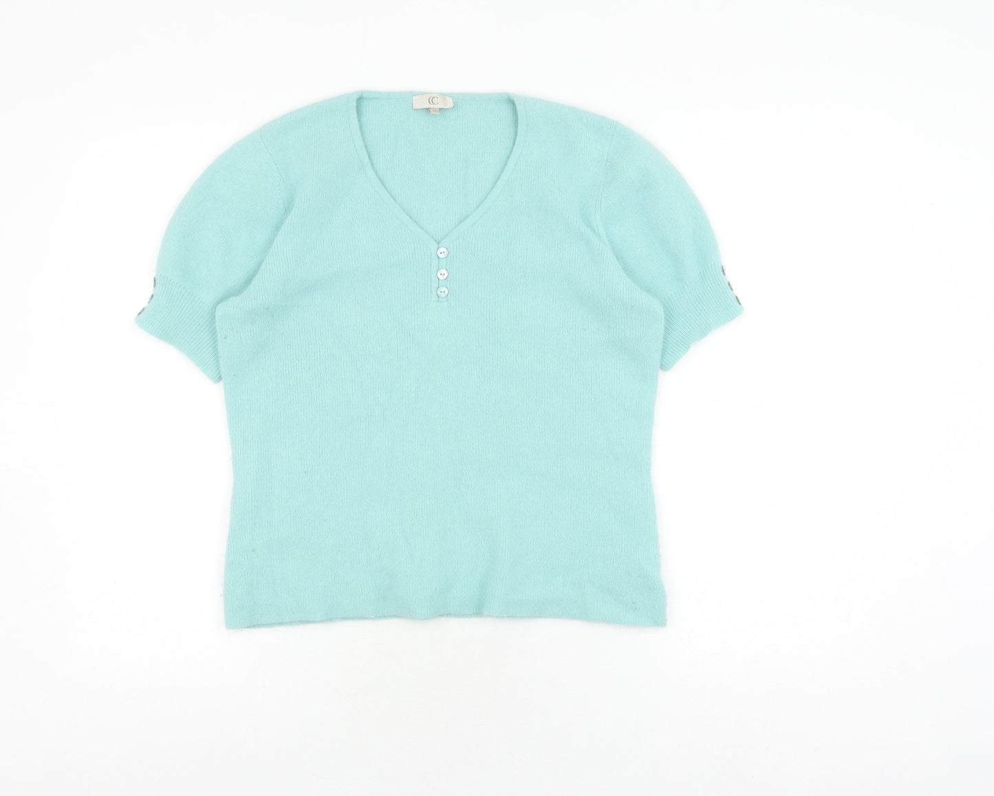 Womens UK Size M CC Blue  Polo