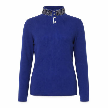 Womens UK Size S Oasis Blue Pullover Jumper