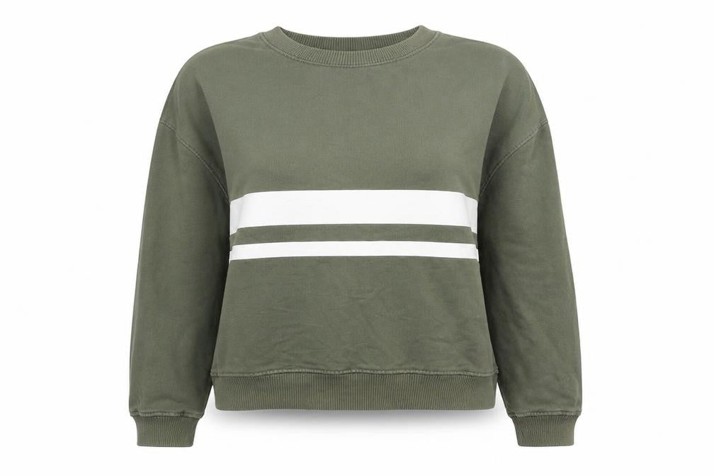 Womens UK Size 10 Pull&Bear Green Pullover Jumper