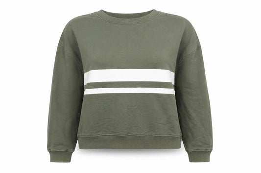 Womens UK Size 10 Pull&Bear Green Pullover Jumper