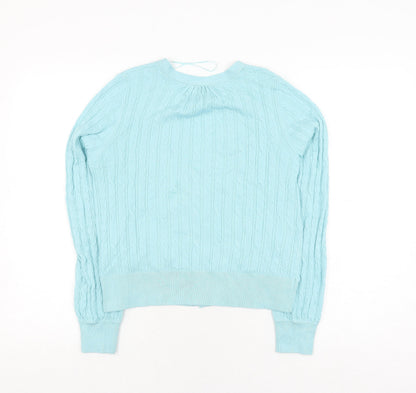 Womens UK Size M Pimkie Blue Cardigan Jumper
