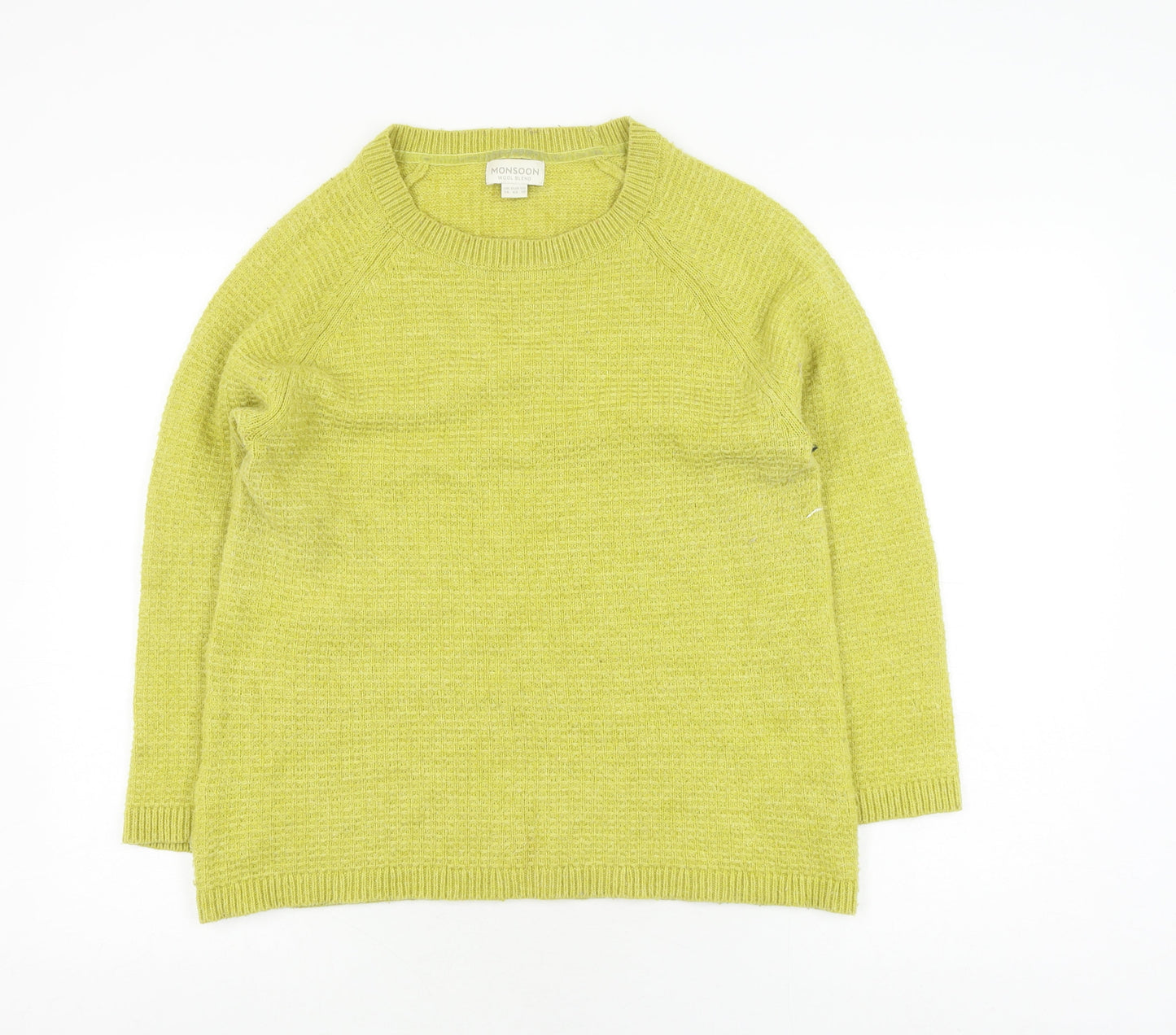 Womens UK Size 14 Monsoon Green Pullover Jumper