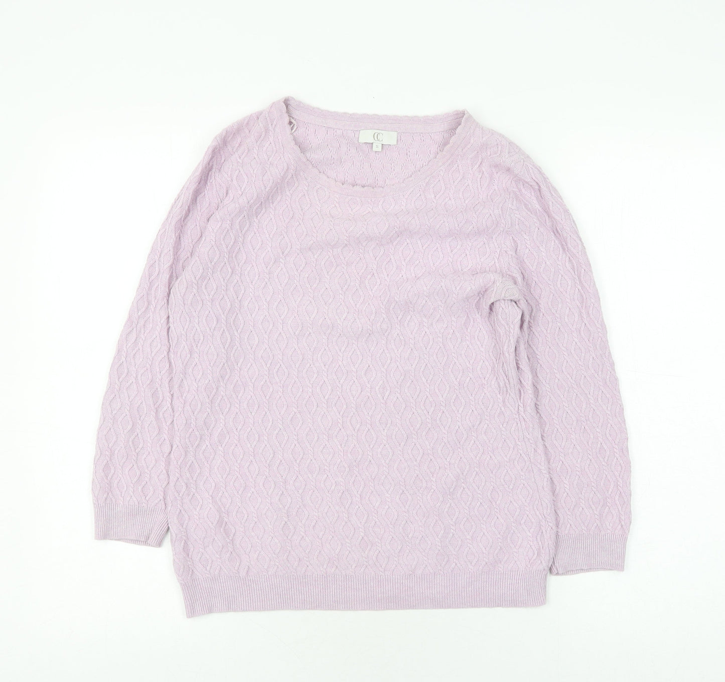 Womens UK Size S CC Ivory Pullover Jumper