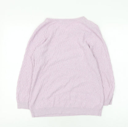 Womens UK Size S CC Ivory Pullover Jumper