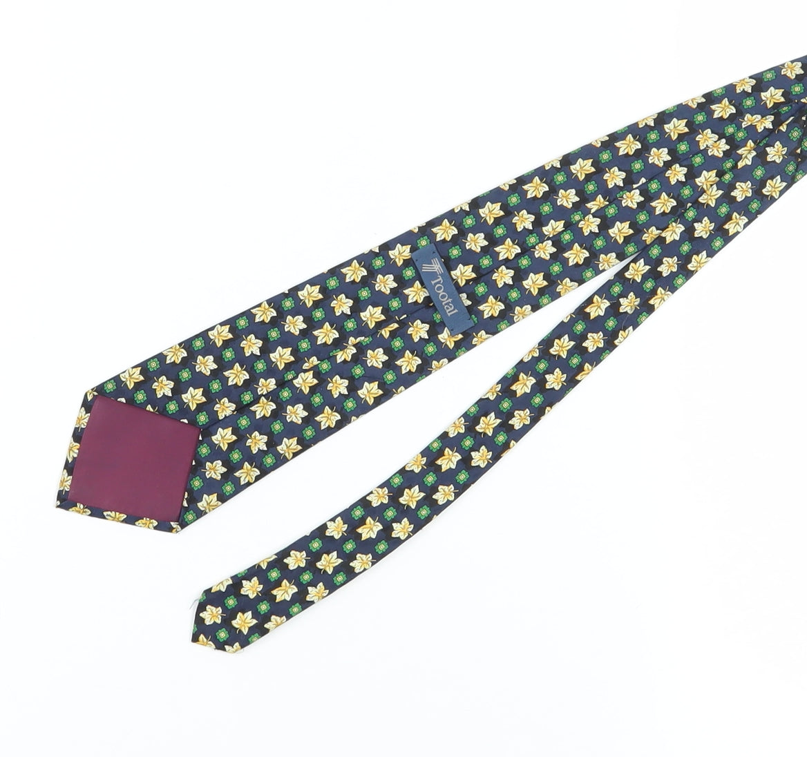 Tootal Men's Blue Floral Tie One Size Polyester