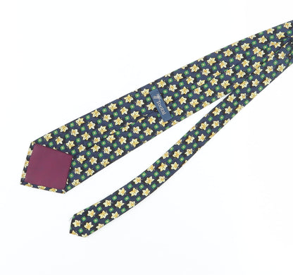 Tootal Men's Blue Floral Tie One Size Polyester