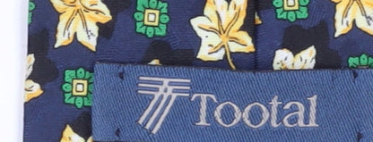 Tootal Men's Blue Floral Tie One Size Polyester