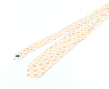Austin Reed Men's Beige Geometric Silk Tie