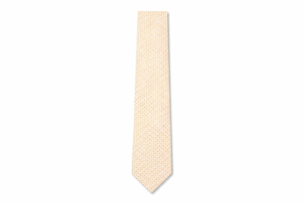 Mens Austin Reed Beige Geometric 100% Silk  Tie