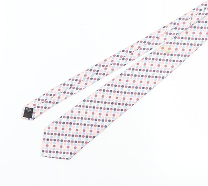 Pierre Cardin Men's Multicoloured Polka Dot Silk Tie