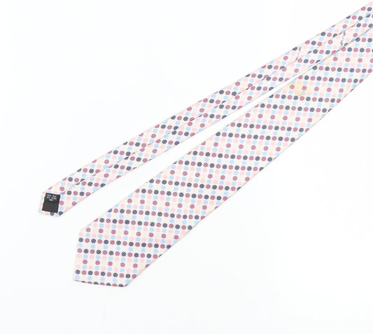 Pierre Cardin Men's Multicoloured Polka Dot Silk Tie