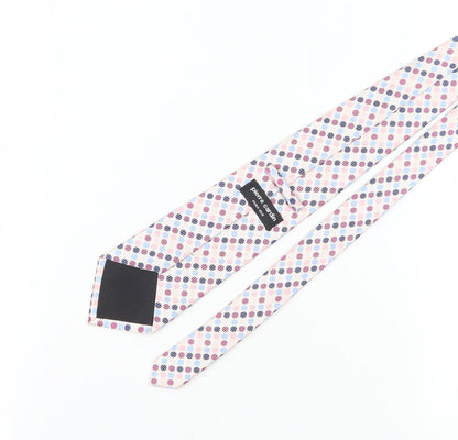 Pierre Cardin Men's Multicoloured Polka Dot Silk Tie