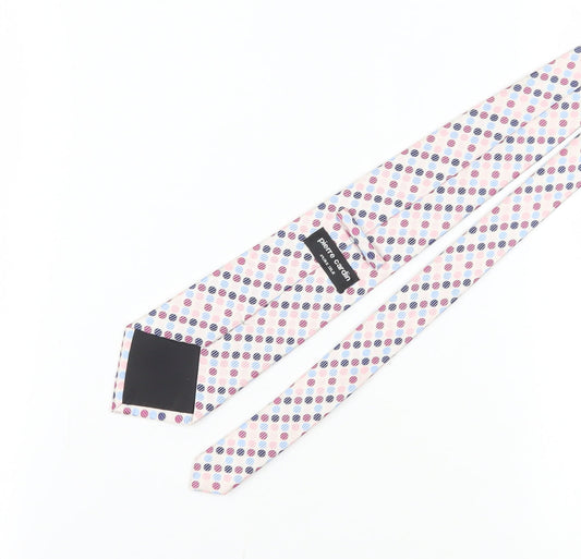 Pierre Cardin Men's Multicoloured Polka Dot Silk Tie